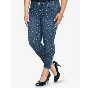 TORRID-DENIM JEANS WITH LITTLE LIGHTENING BOLTS-SIZE 12